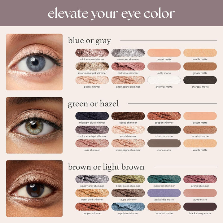 Julep 101 Crème to Powder - Sombras de ojos en barra resistentes al...