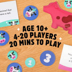 The Chameleon + Herd Mentality | Paquete galardonado de juego familiar y de fiesta para adultos, adolescentes y niños | Divertidos juegos de farol y adivinanzas para la noche de juegos | Incluye