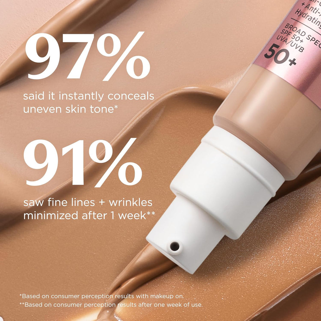 IT Cosmetics CC+ Cream Illumination - Base radiante de cobertura co...