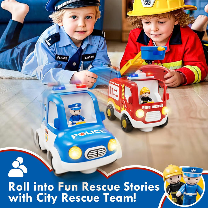 Lehoo Castle Auto a control remoto para niños pequeños, camiones de...