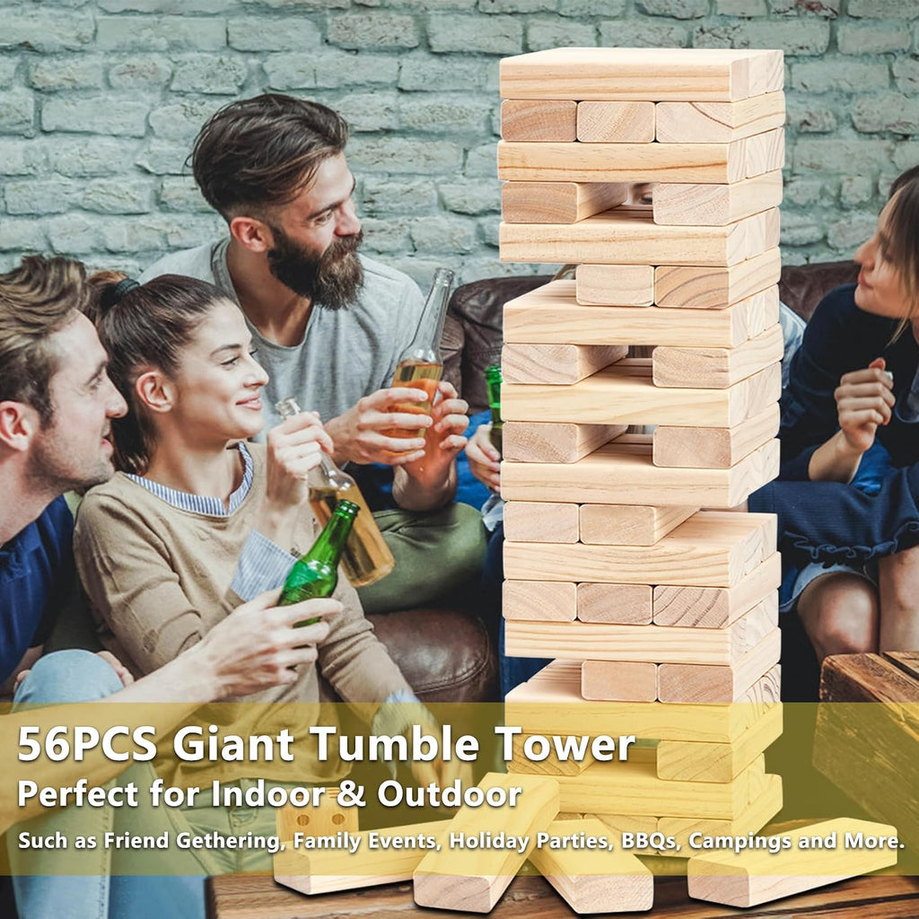 Torre gigante de caída de 57 bloques de 4.2 pies para interiores y