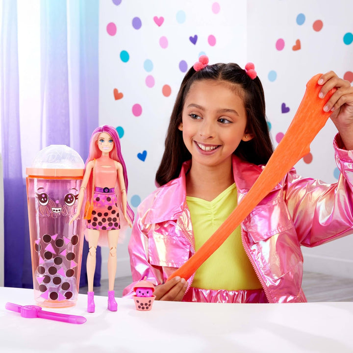 Muñeca Barbie Pop Reveal de la Serie Bubble Tea y Accesorios con Ma...