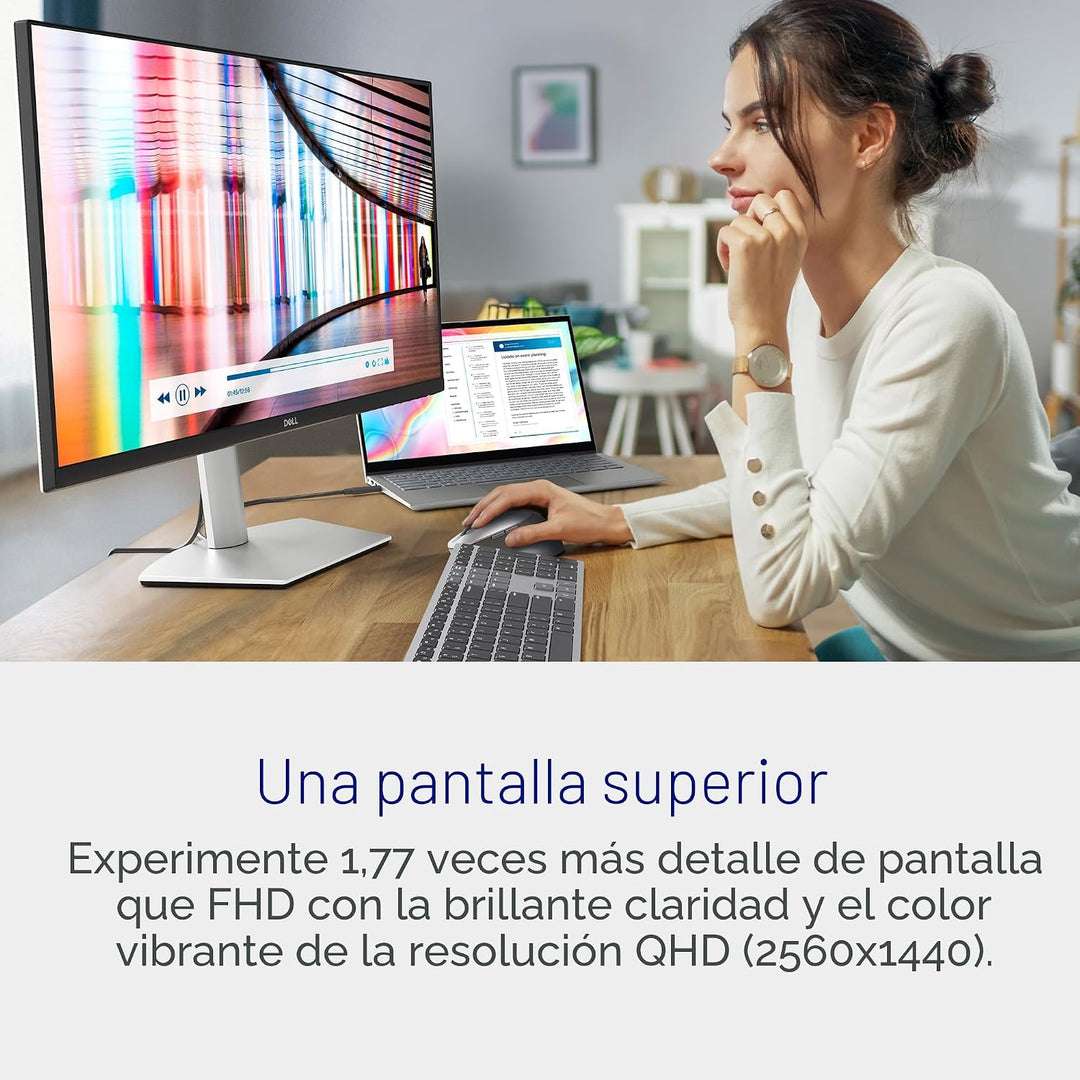 Dell Monitor S2722DC - Pantalla WQHD de 27 pulgadas (2560 x 1440) 7...