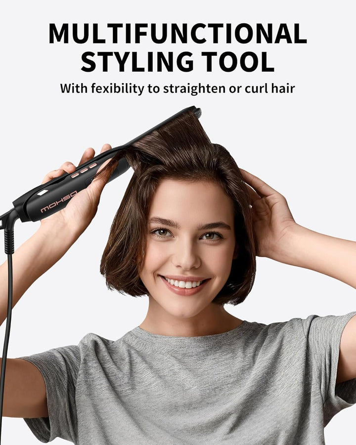 Plancha plana pequeña para cabello corto, plancha plana de lápiz de...