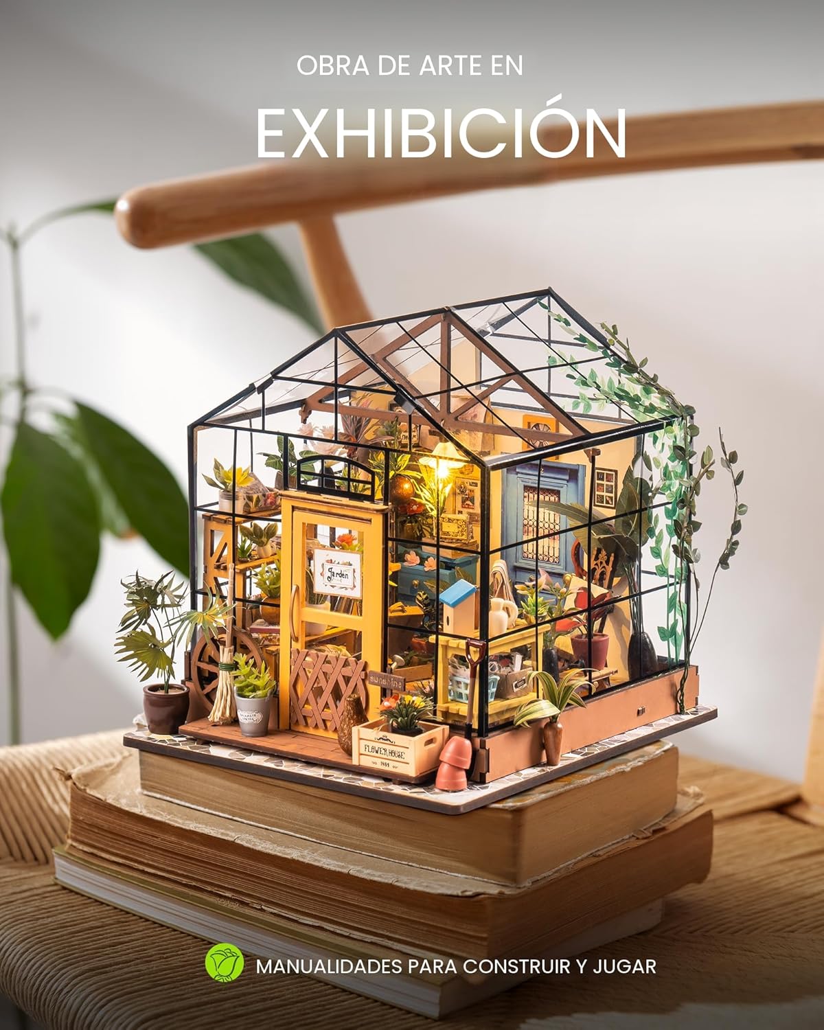 Rolife - Kit de casa de muñecas en miniatura invernadero