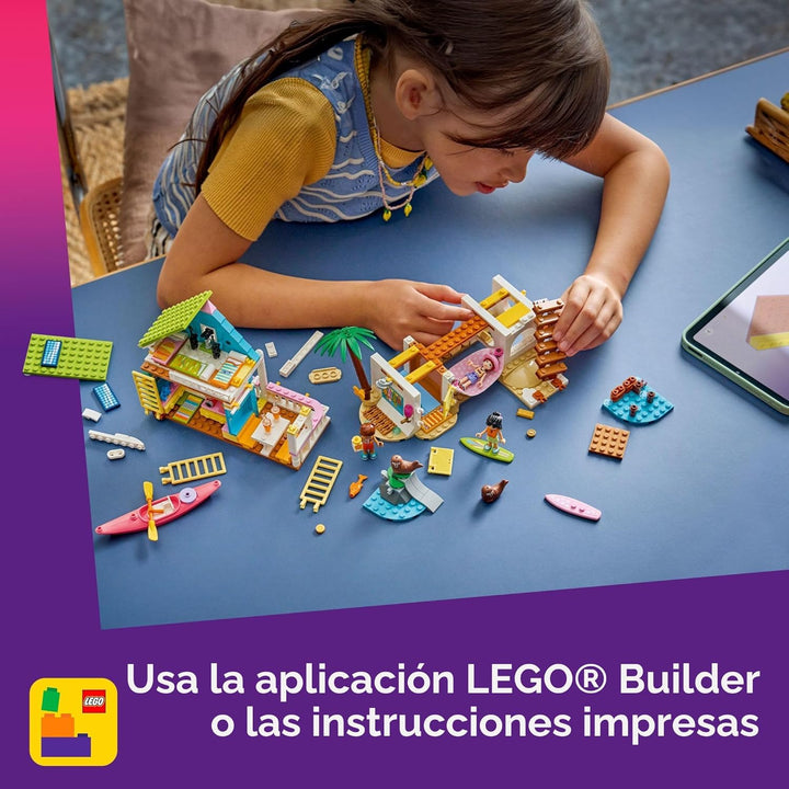 LEGO Friends Beach House with Seals - Juguete de construcción para...