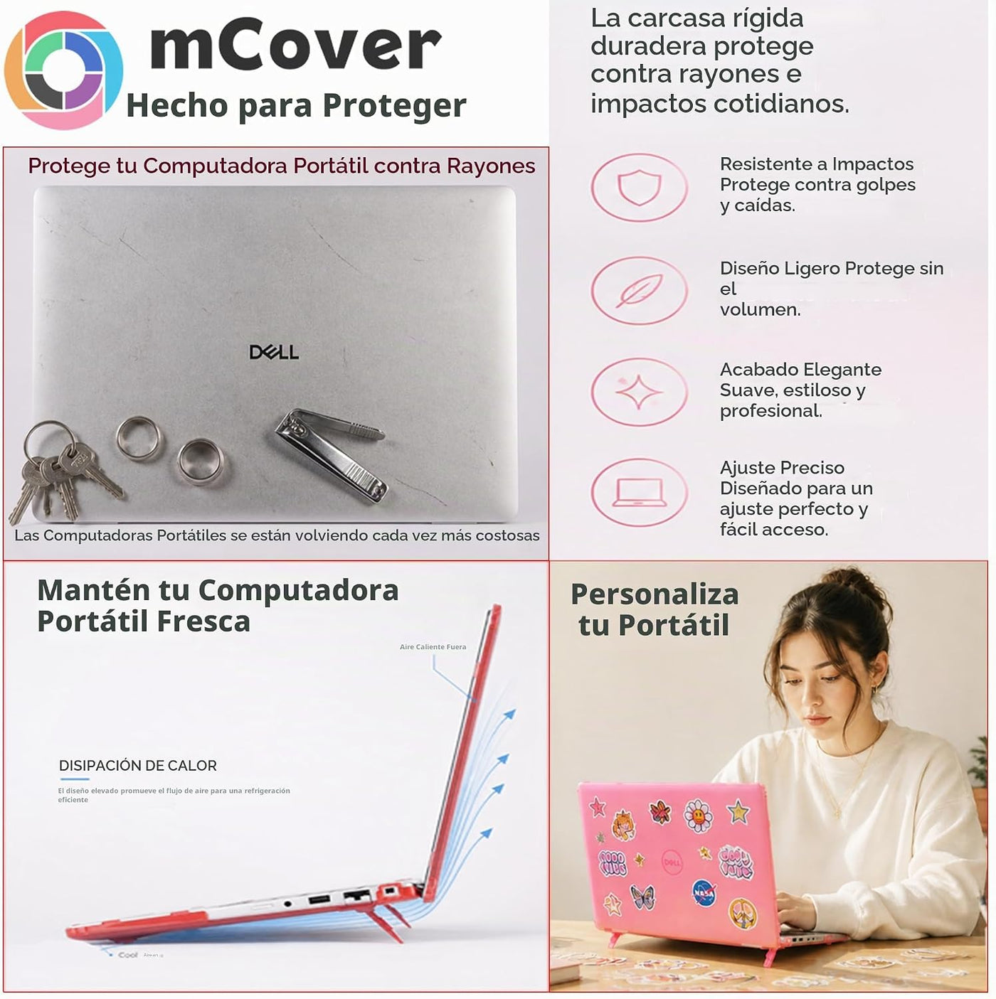 mCover Funda solo compatible con PC Dell Pro 14 Premium PA14250 (20...