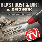 Bullseye Air Blaster - Plumero de aire y soplador, 4 boquillas, como se ve