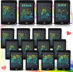 Zhehao Tableta de escritura LCD de 32 piezas para niños 8.5 "borrable