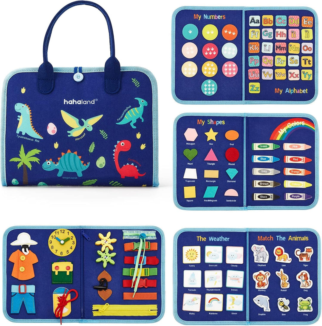 hahaland Panel Sensorial para Niños Pequeños - Juguetes Montessori...
