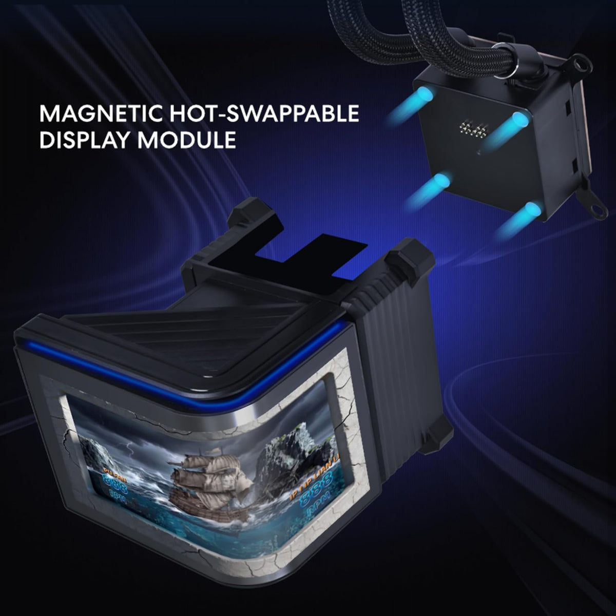 Lian Li Hydroshift II OLED Curved 360 Liquid CPU Cooler - Vía de re...