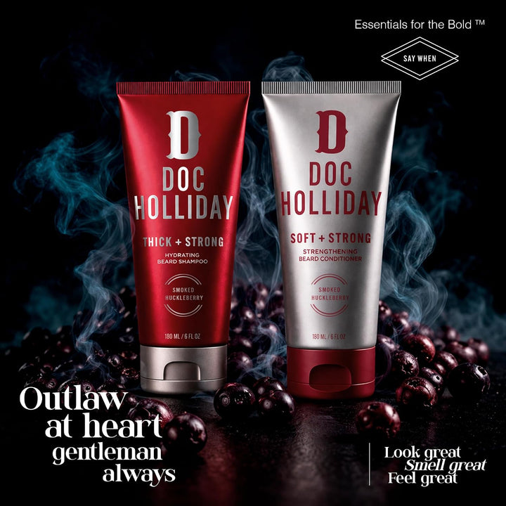 Doc Holliday Paquete de champú y acondicionador para barba \u2013 a...