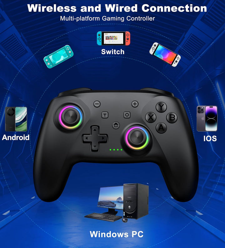 PC Controller, Wireless Bluetooth Controller, 1000mAh Battery, with...