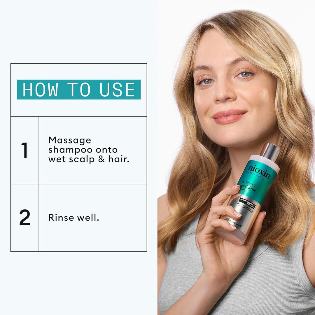 Nioxin Age Defense Shampoo for Aging Hair | Detox Scalp Cleanser wi...
