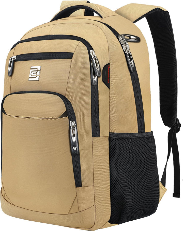 Mochila para Laptop Volher, Caqui, 15,6 pulg., Computadora portátil