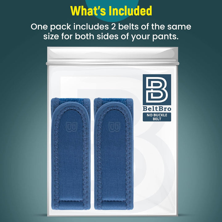 BeltBro Pro para Hombre y Mujer Cinturón Elástico Sin Hebilla Invis...