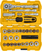 DEWALT - Juego de herramientas mecánicas, 3/8" de transmisión, 50 piezas (DWMT45423)