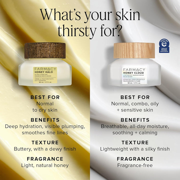 Farmacy Hidratante Facial con Ceramidas - Hidratante Facial en Halo...