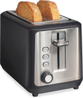 Hamilton Beach Tostadora gourmet de 2 rebanadas con tecnología Sure-Toast