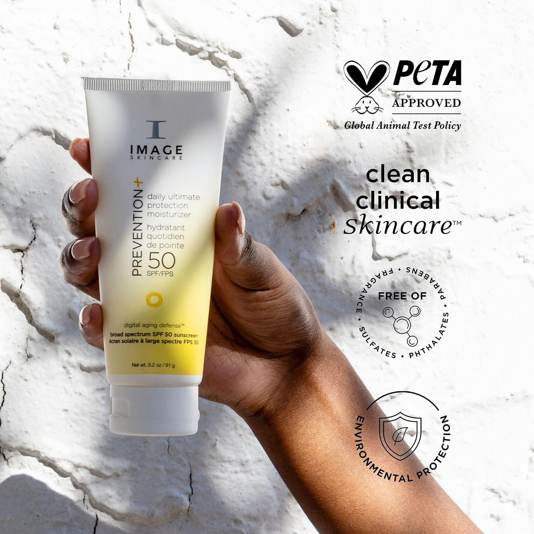 Crema Image Skincare de prevención+ protección diaria, FPS 50, hume...