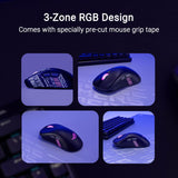 ASUS Ratón inalámbrico ROG Keris II Origin para juegos, ergonómico...