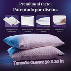 DreamyBlue Signature Adjustable Shredded Memory Foam Pillow Queen