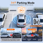 Cámara para auto dual 4K Delantera y Trasera, sensor STARVIS 2, Wi‑Fi 6, Visión nocturna