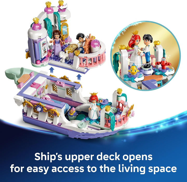 LEGO Disney Princess Barco de Boda Real de Ariel 43299 | Juguetes d...
