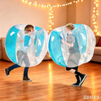 ZHUYNXIR 2 bolas de sumo para niños, juguetes de rebote de parachoques, bolas de sumo para niños, pelota de juego de césped para niños al aire libre (36 pulgadas, azul + azul)
