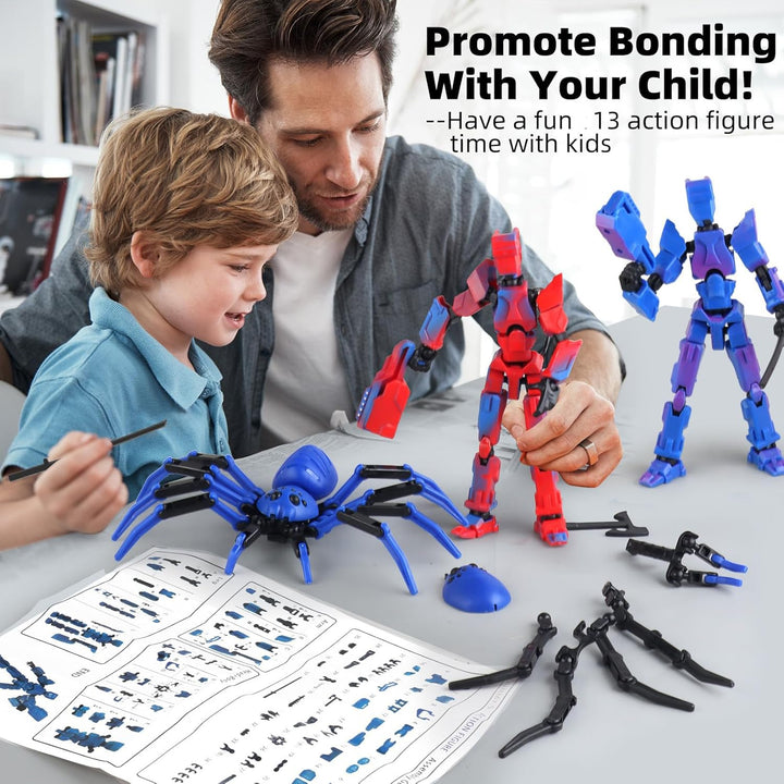 Conjunto de Figuras de Acción T-Spider13 - Figura de Acción Titan 1...