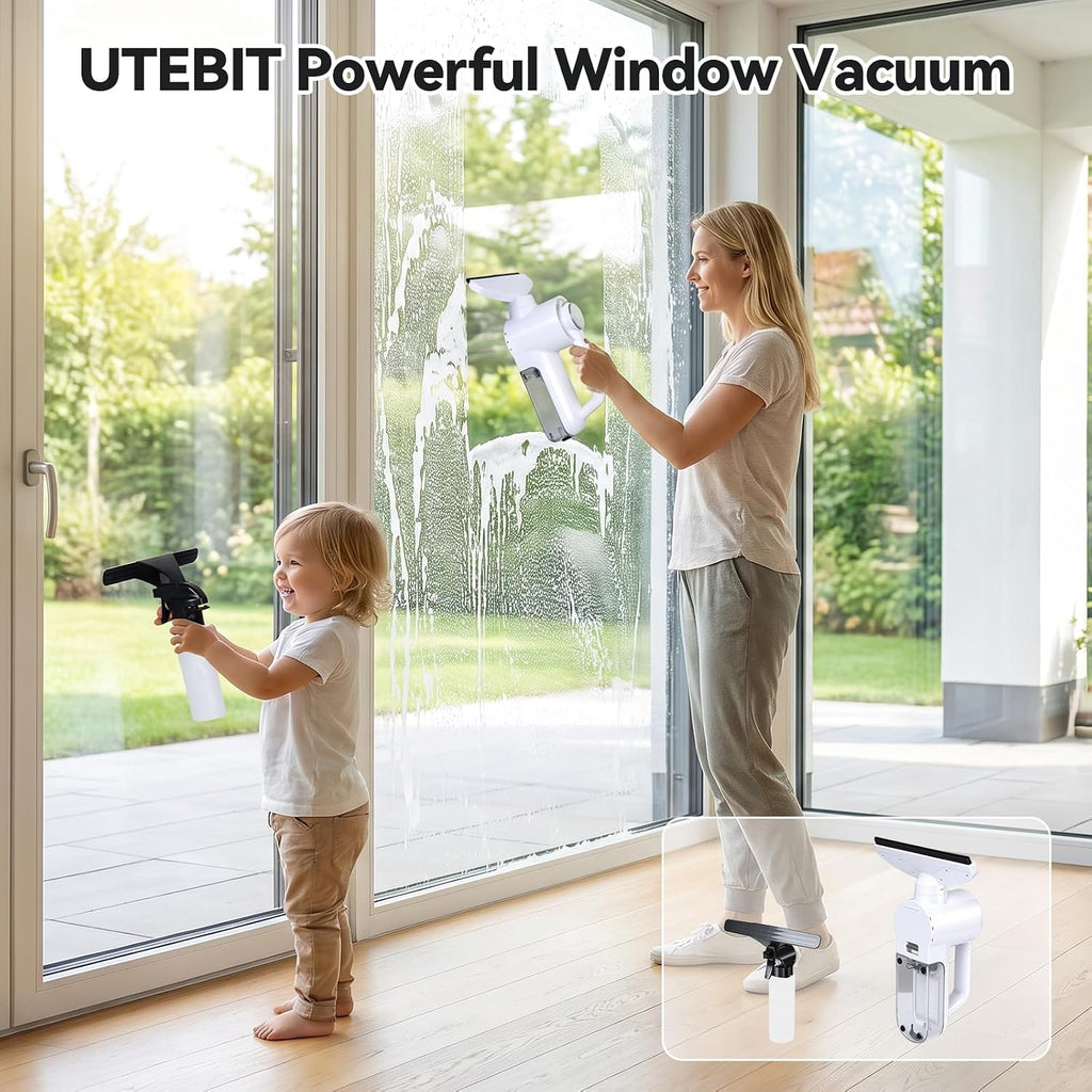 OTraki Enjuagadora de vacío de ventana con pantalla LED Kit de lavado de