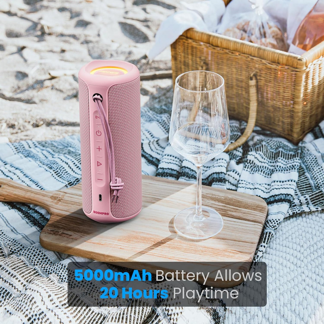 MIATONE Altavoz Bluetooth Portátil 36W Sonido Estéreo Aumento de Gr...