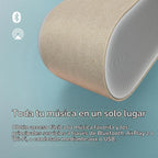 Denon Home 600 - Altavoz inteligente inalámbrico con sonido estéreo, color piedra