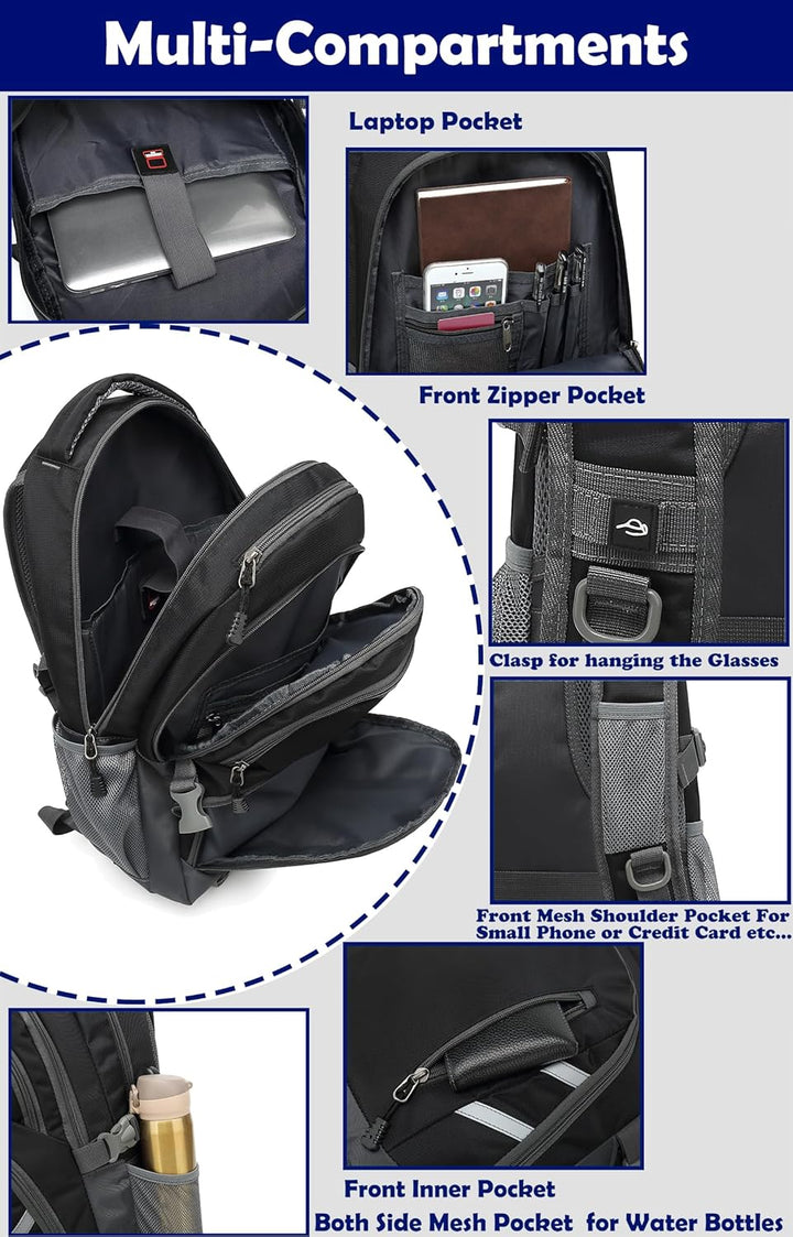 ProEtrade - Mochila para universidad con puerto de carga USB para l...