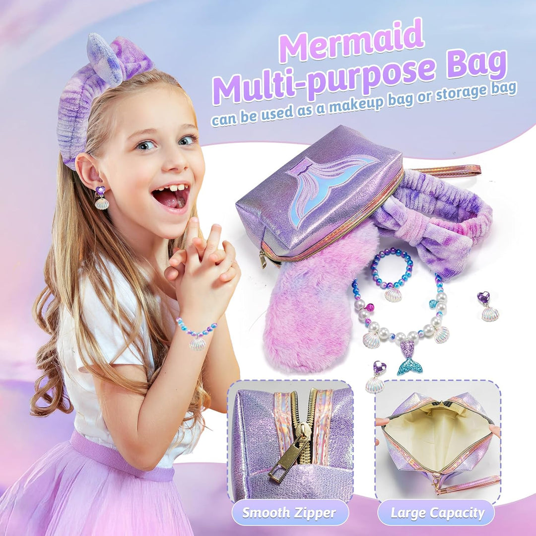 Juego de regalo de sirena para niñas de 4 5 6 7 8 9 10