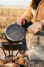 Lodge Yellowstone - Cocina combinada 2 en 1 de hierro fundido