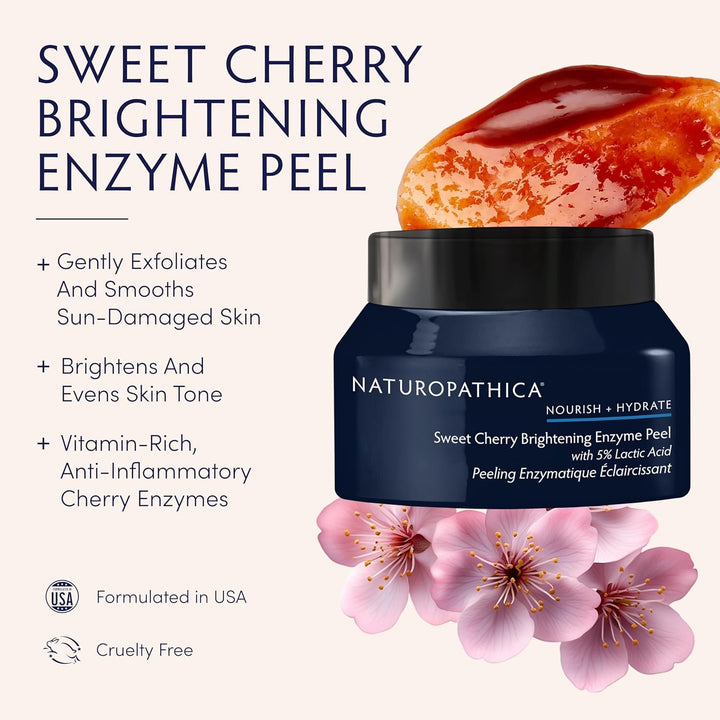 Naturopathica Sweet Cherry - Enzima iluminadora para exfoliar la pi...