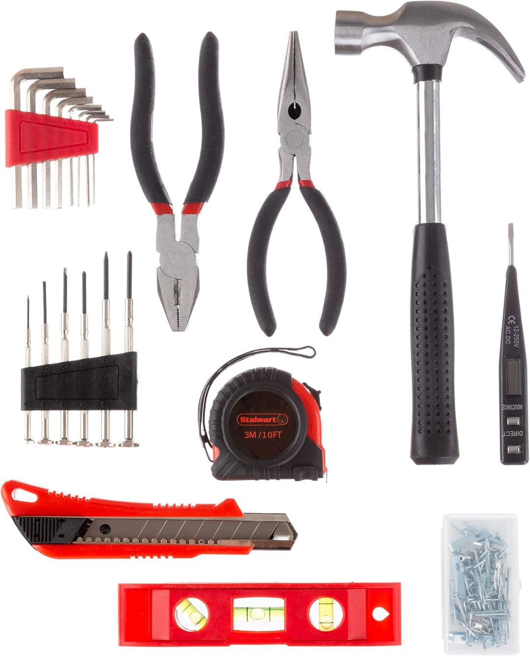Kit de herramientas - 102 piezas tratadas térmicamente con estuche...