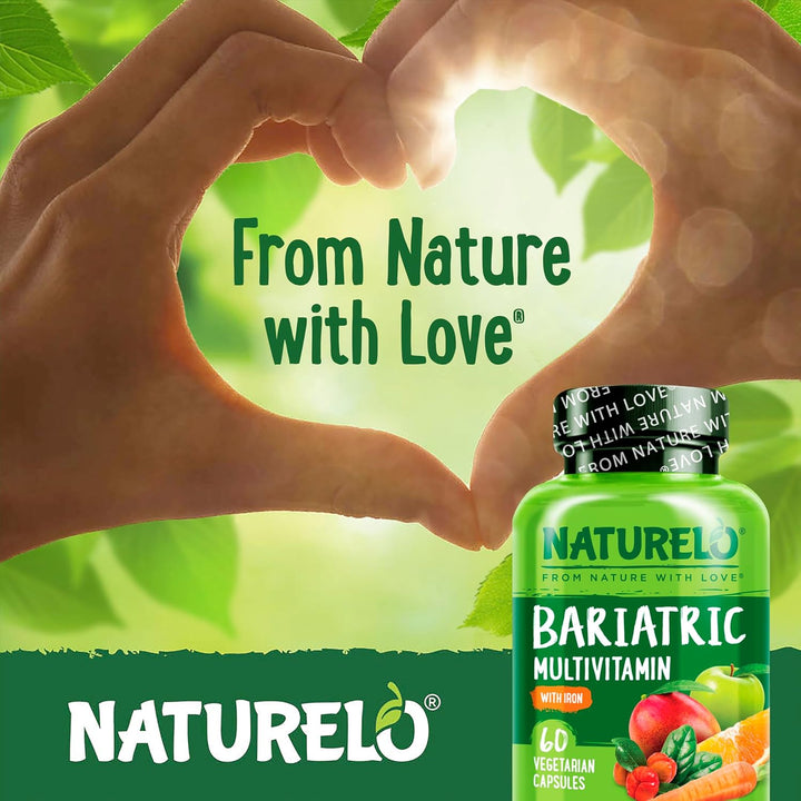 NATURELO Multivitamínico Bariátrico - Uno Diario con Hierro - Suple...