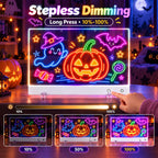 Tablero de dibujo LED recargable de 16 pulgadas | Manualidades de Halloween