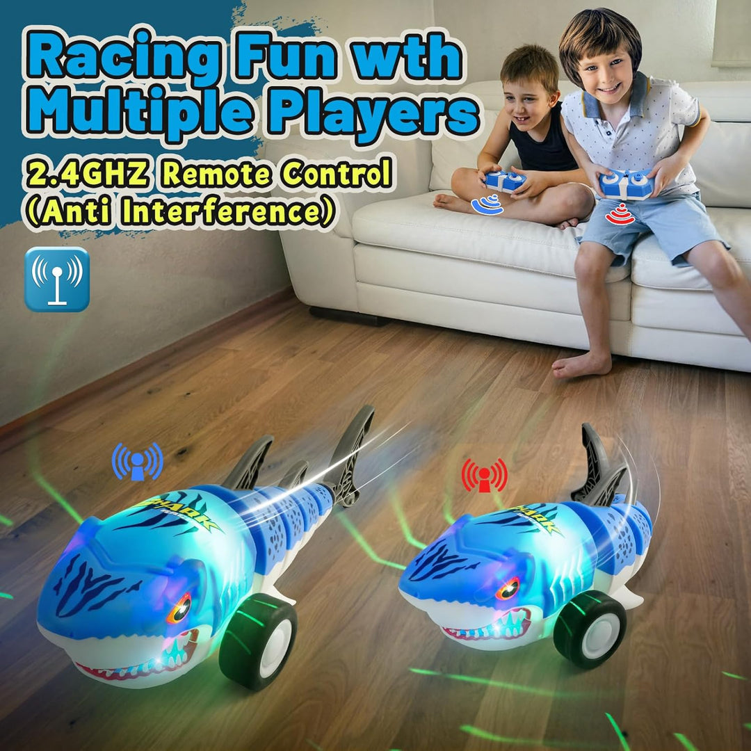 Coche de control remoto de tiburón para niños 24Ghz