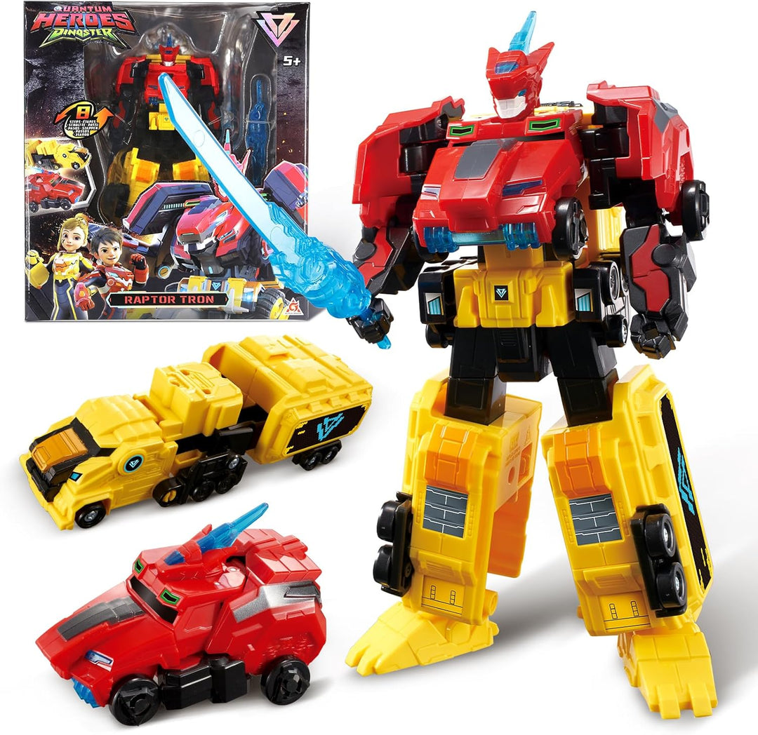 QUANTUM HEROES DINOSTER Juguetes transformadores, robot transformad...