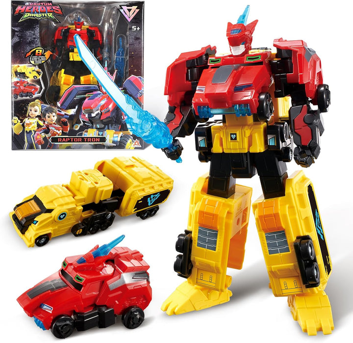 QUANTUM HEROES DINOSTER Juguetes transformadores, robot transformad...