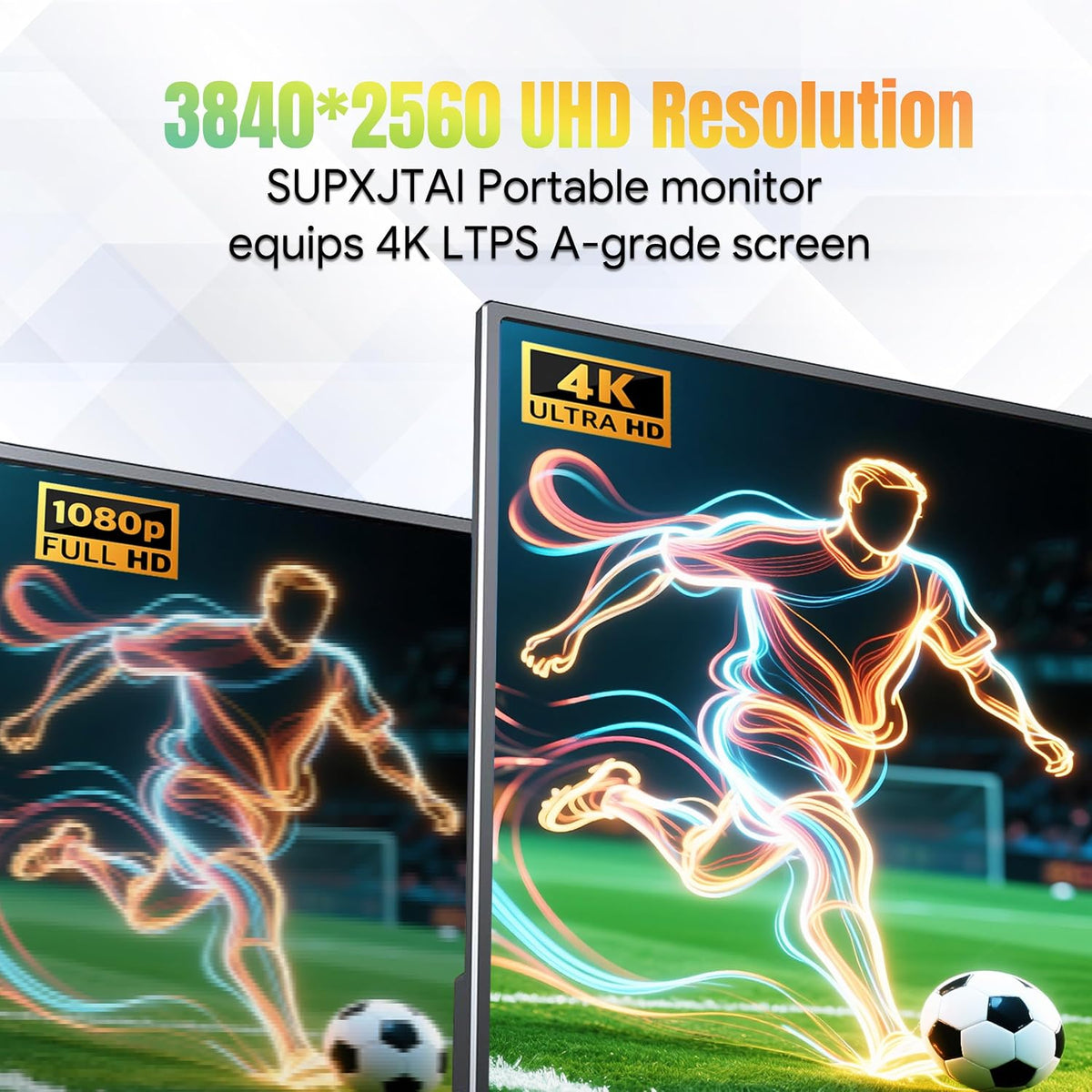 Monitor portátil 4K de 14", USB-C y HDMI para laptop y viajes
