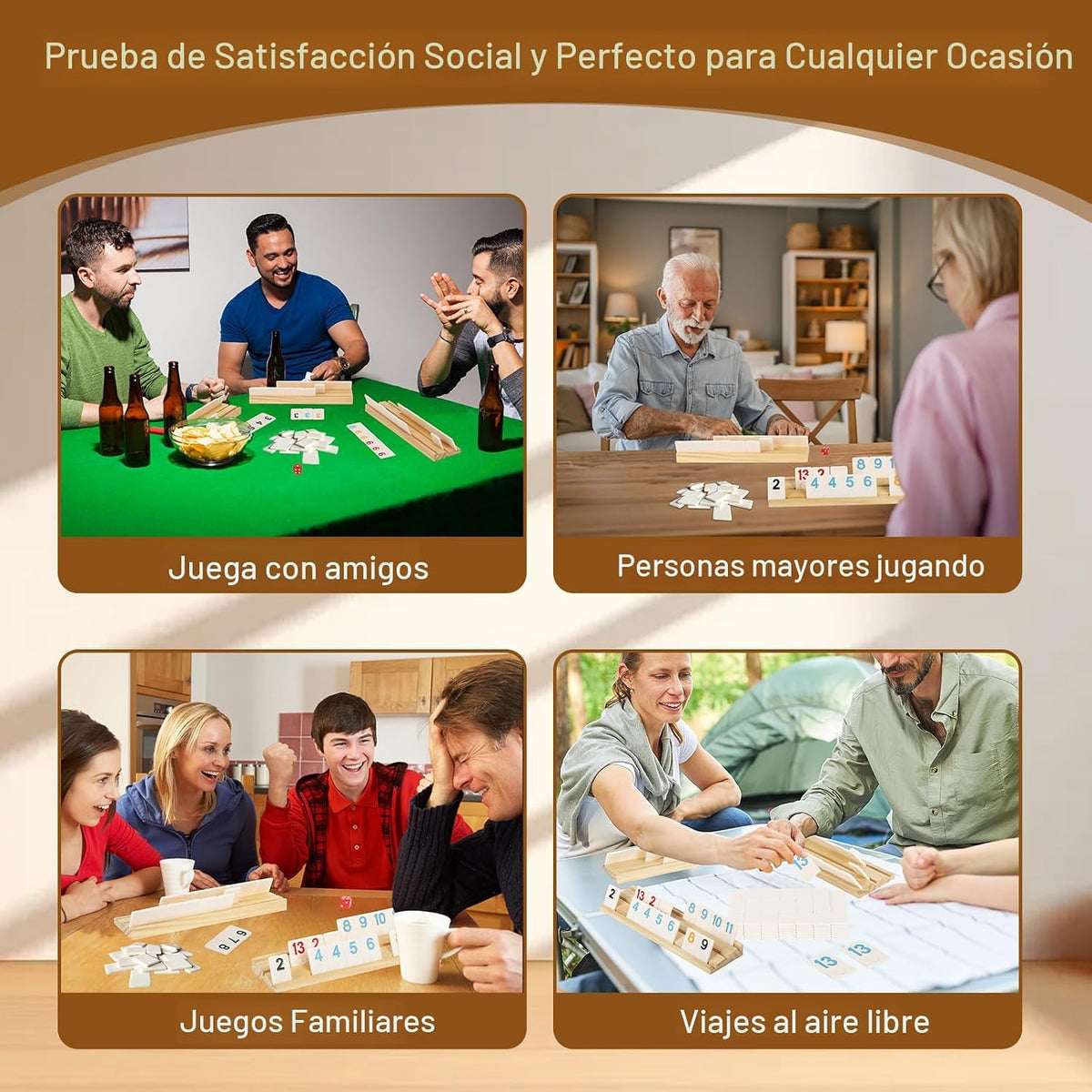 2-8 Players Games Gifts para Adults Men Women Father Mother