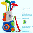 PJG - Juego de 22 palos de golf para niños, regalo de cumpleaños para niños