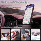 CASEKOO Burgundy para iPhone 18 Pro Max Case con 360 Spin Magnetic Stand