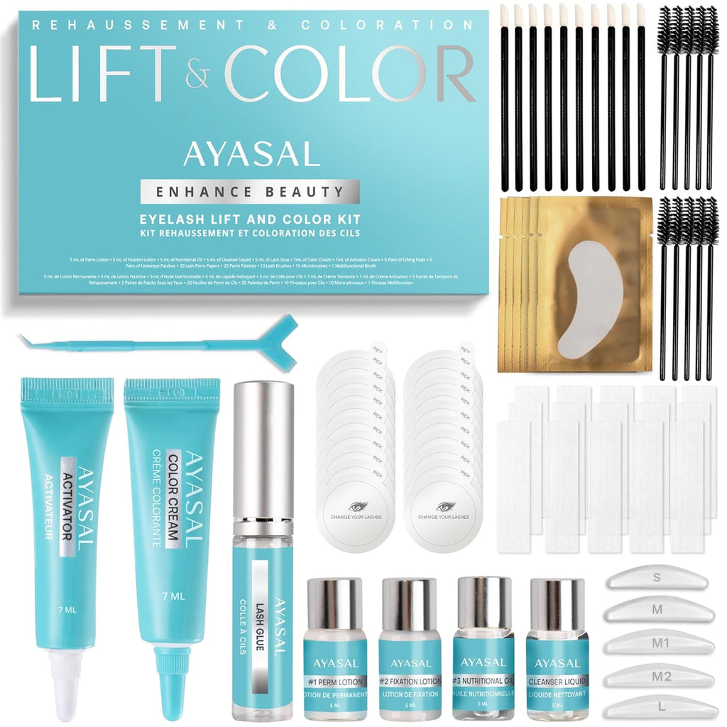AYASAL Kit de levantamiento de pestañas: fórmula coreana