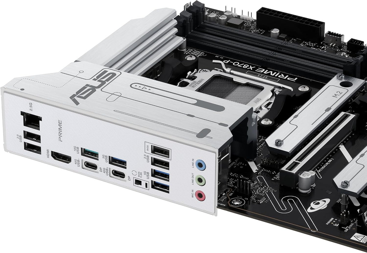 ASUS Prime X870-P-CSM AMD AM5 X870 ATX Business Motherboard, 14+2+1...