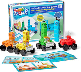 hand2mind Numberblocks Express Train MathLink Cubes Conjunto de Act...